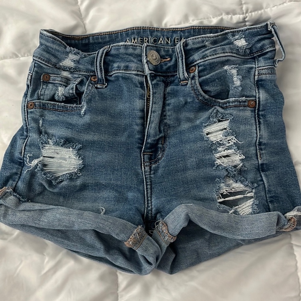 american eagle jean shorts